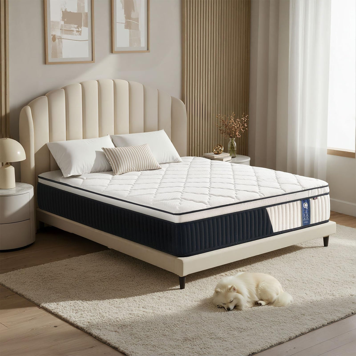 12 Inch Medium Firm Hybrid Mattress D3970