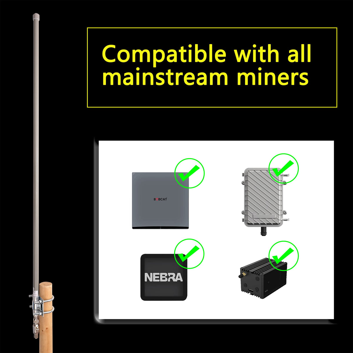 915MHz 8dBi Outdoor Omni-Direction Antenna Kit E39918