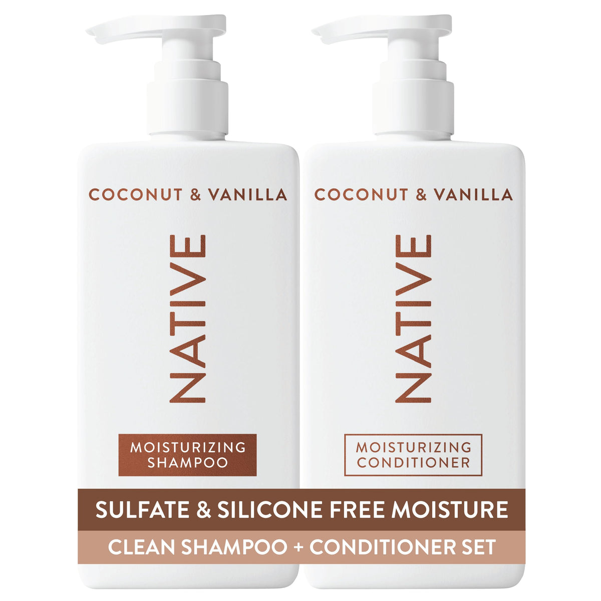 Coconut & Vanilla Shampoo and Conditioner 2-Pack V1235