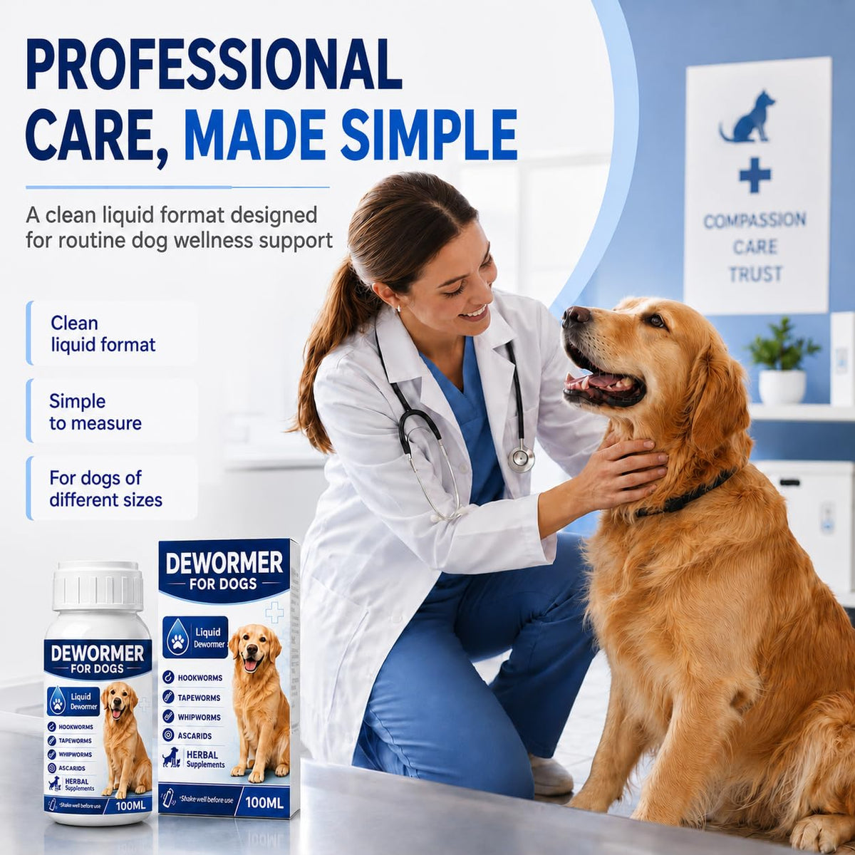 Dog and Puppy Dewormer Liquid Z113