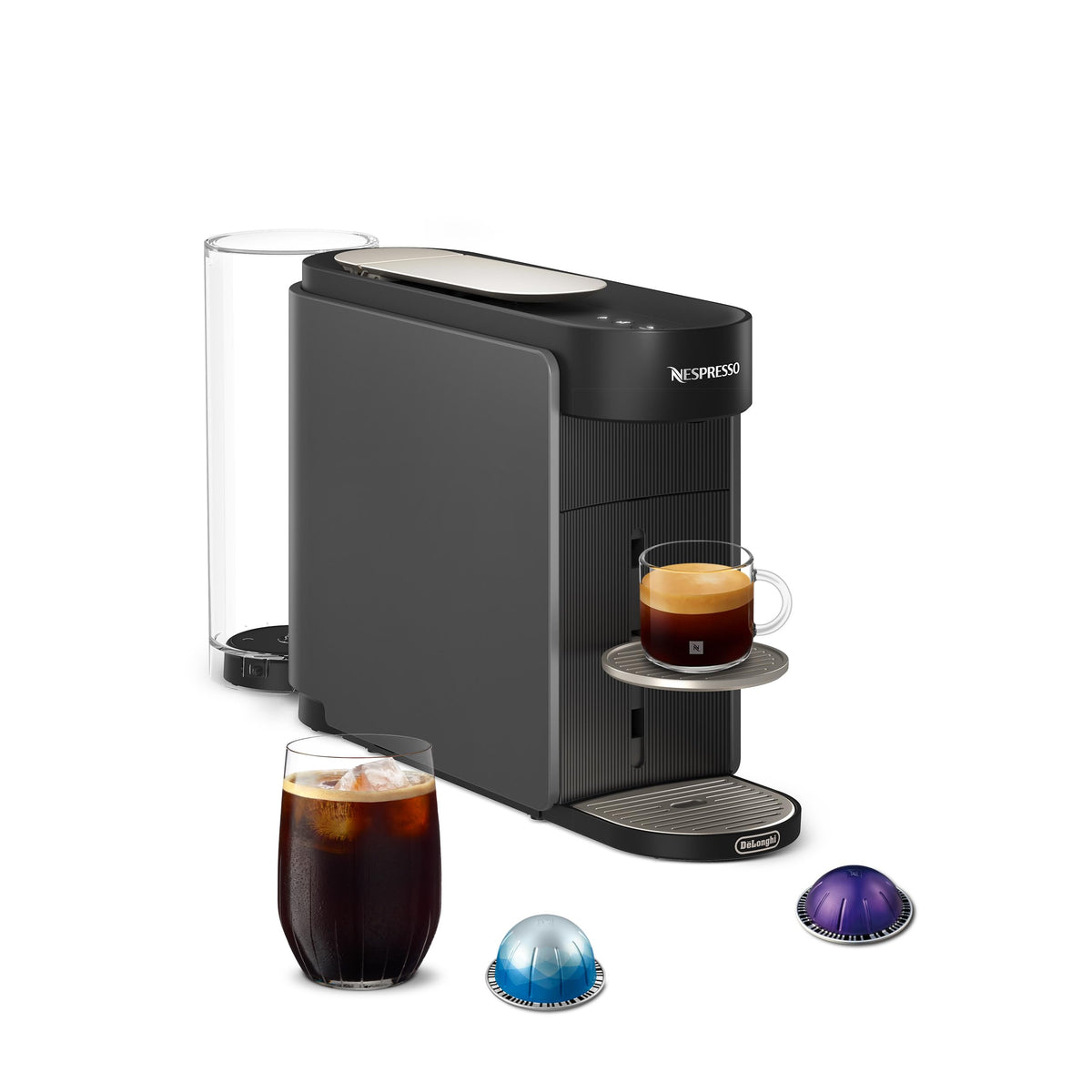 Grey Coffee & Espresso Maker O807