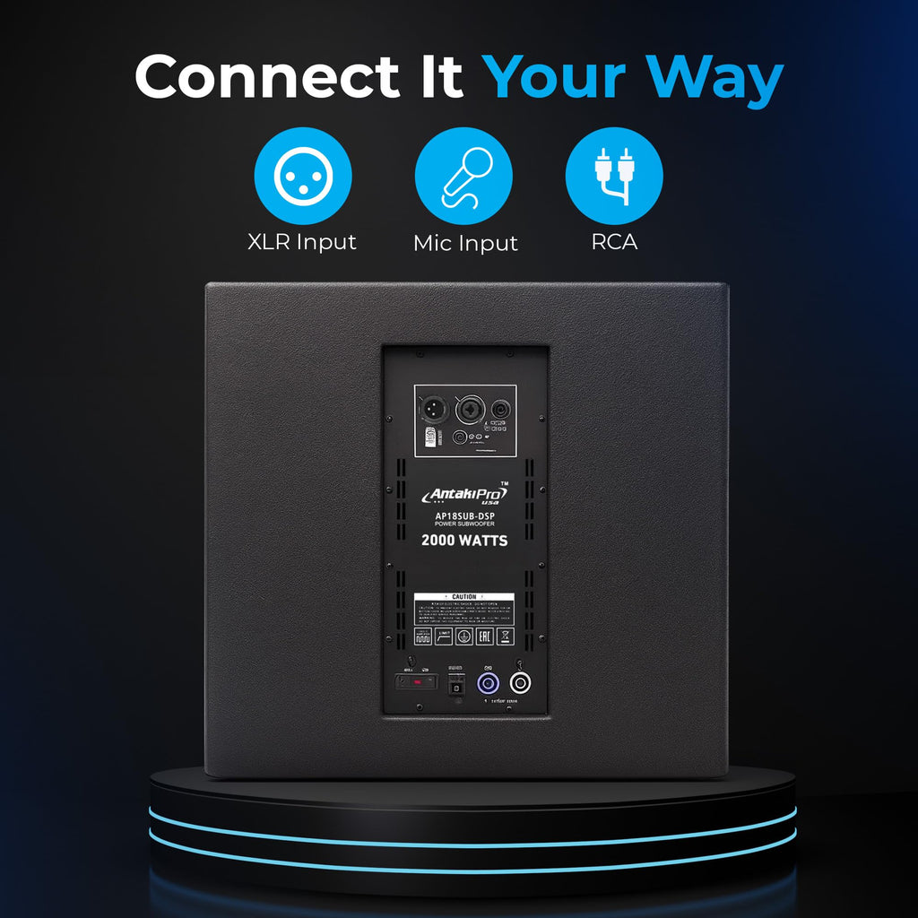 18-Inch Powered Active Subwoofer 2000W K205