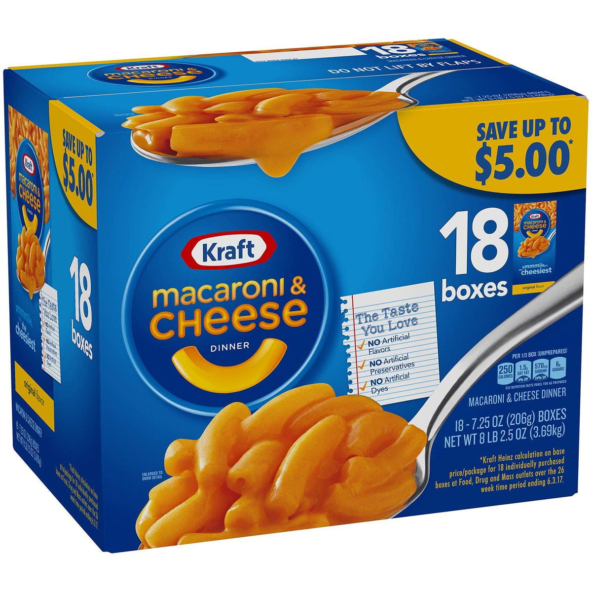 Macaroni & Cheese 7.25 oz 18 Boxes Q7959