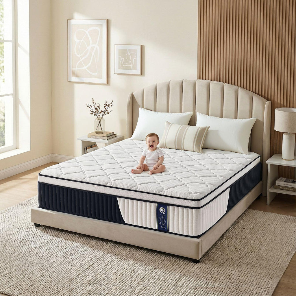 12 Inch Medium Firm Hybrid Mattress D3970