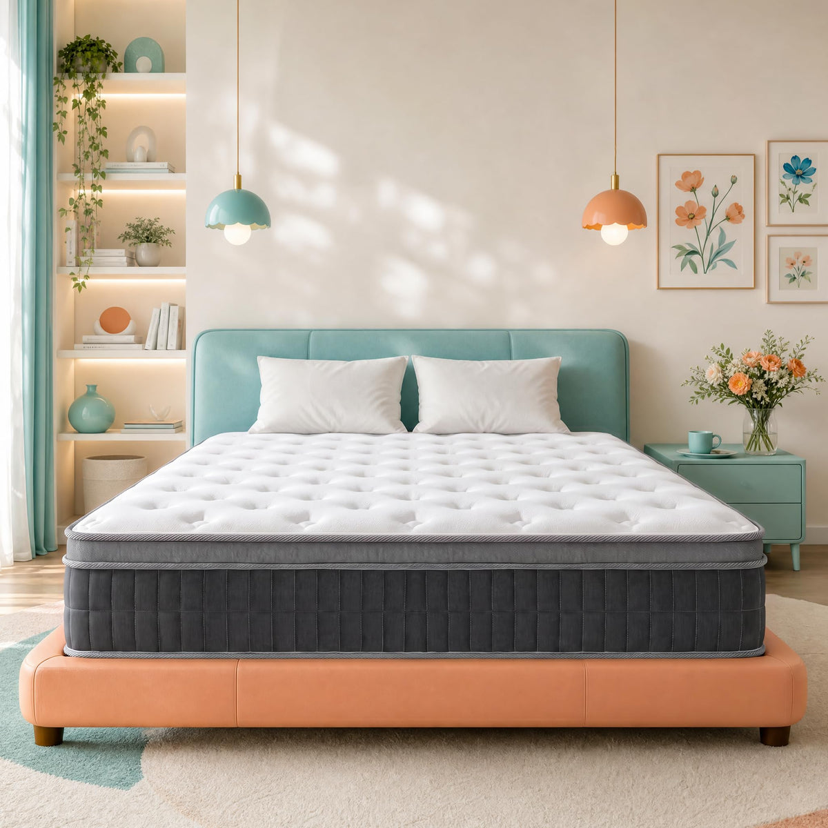 Full Size 12 Inch Medium Firm Hybrid Mattress C988