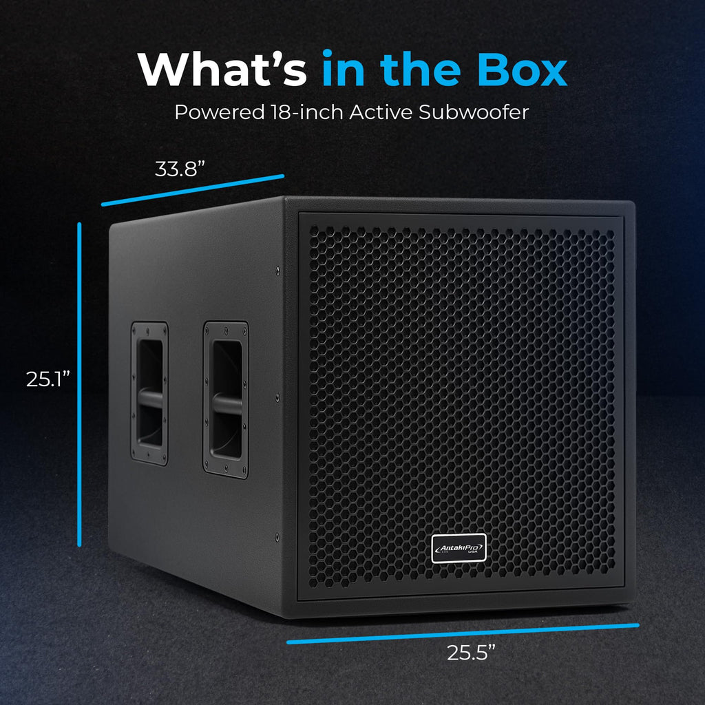 18-Inch Powered Active Subwoofer 2000W K205
