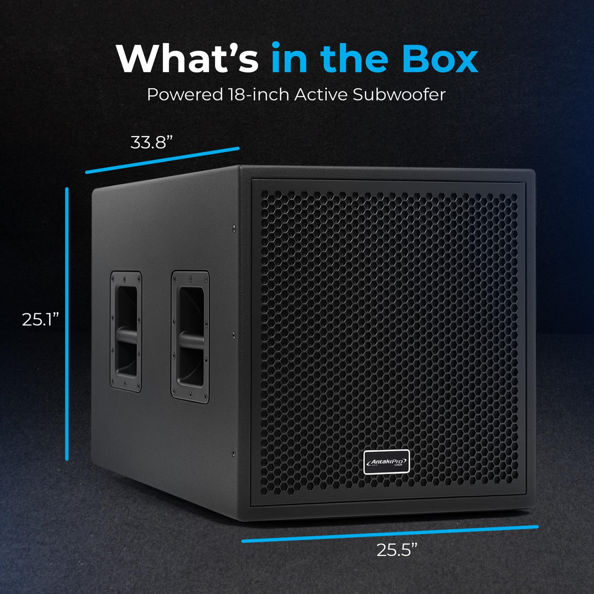 18-Inch Powered Active Subwoofer 2000W K205