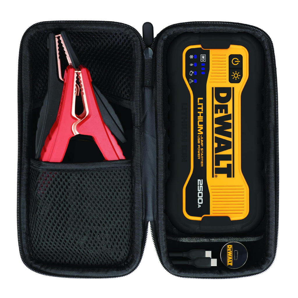 2500 Peak Amp Lithium Jump Starter with USB Power Bank C83517