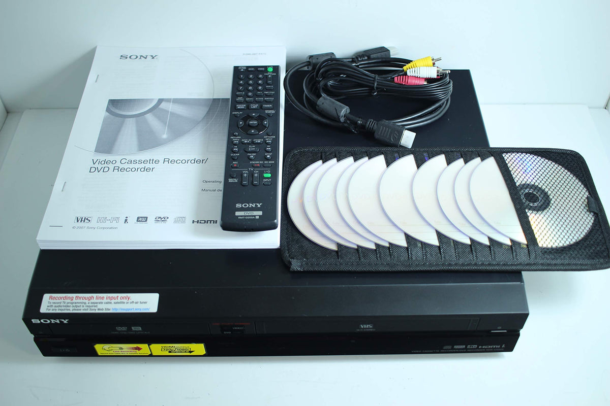 VHS to DVD Recorder VCR Combo with Remote S413770
