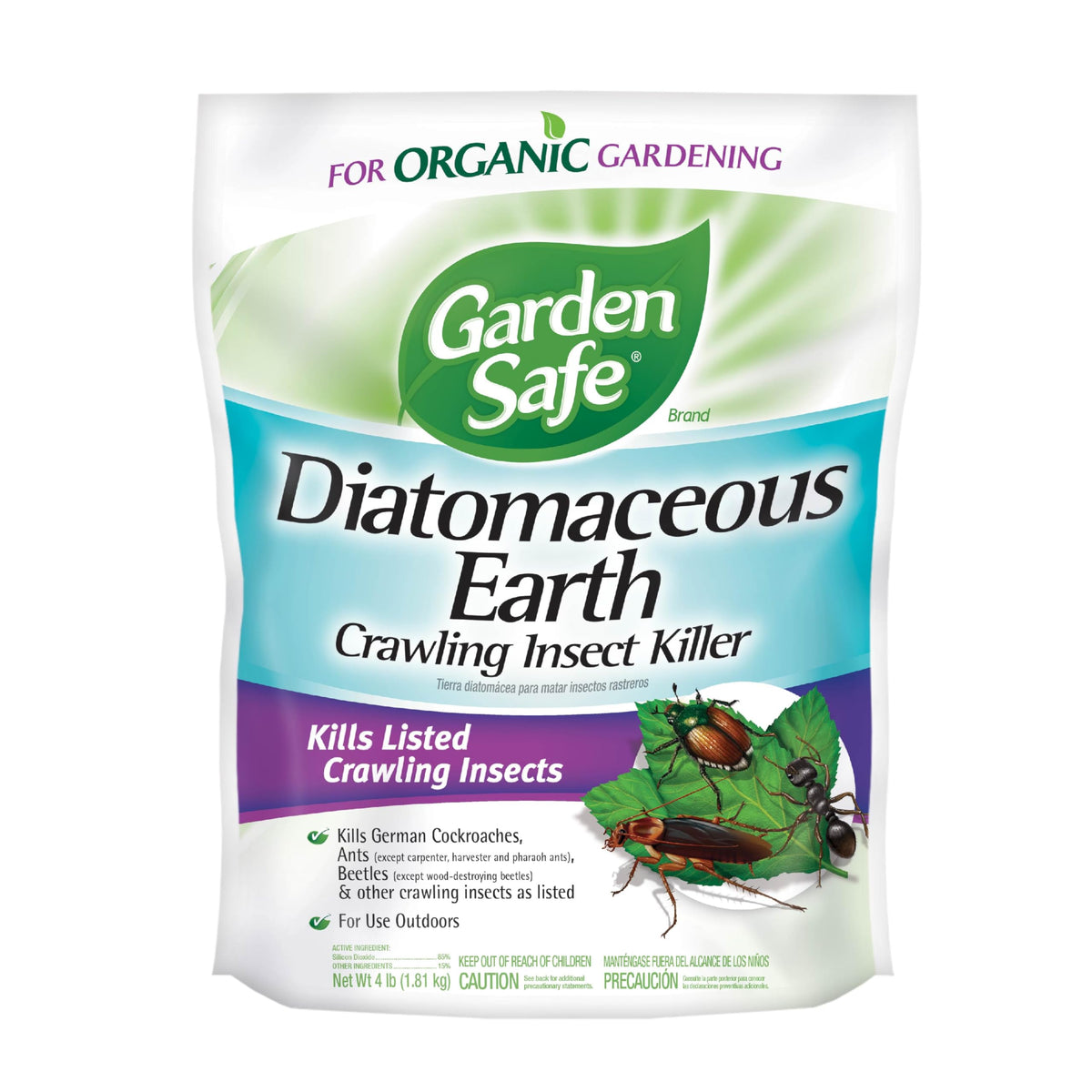 Crawling Insect Killer with Diatomaceous Earth 4 Lb Q4295