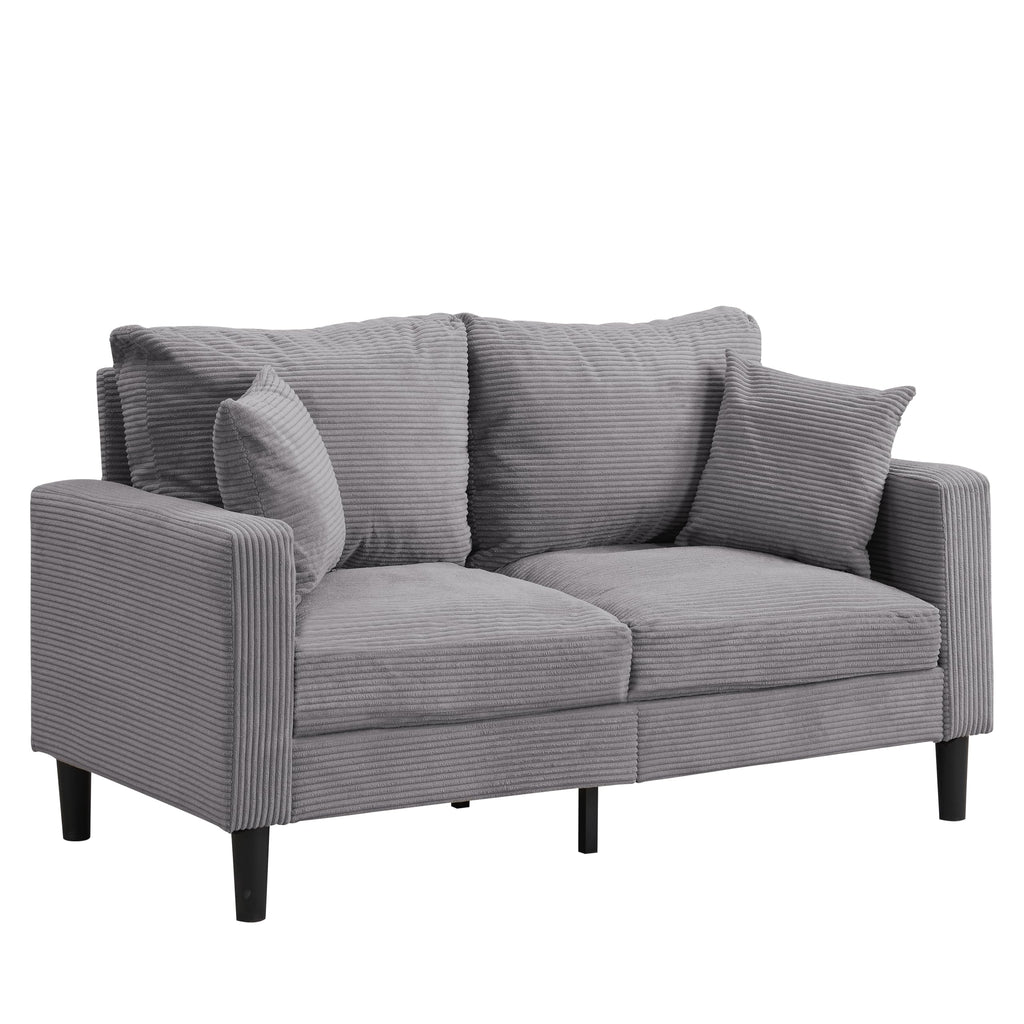 Light Gray Upholstered Sofa Z1877