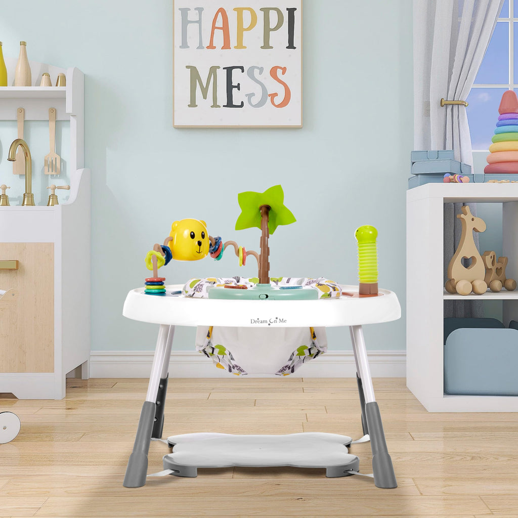 2 in 1 Baby Activity Center and Play Table with 3 Detachable Toys C243514