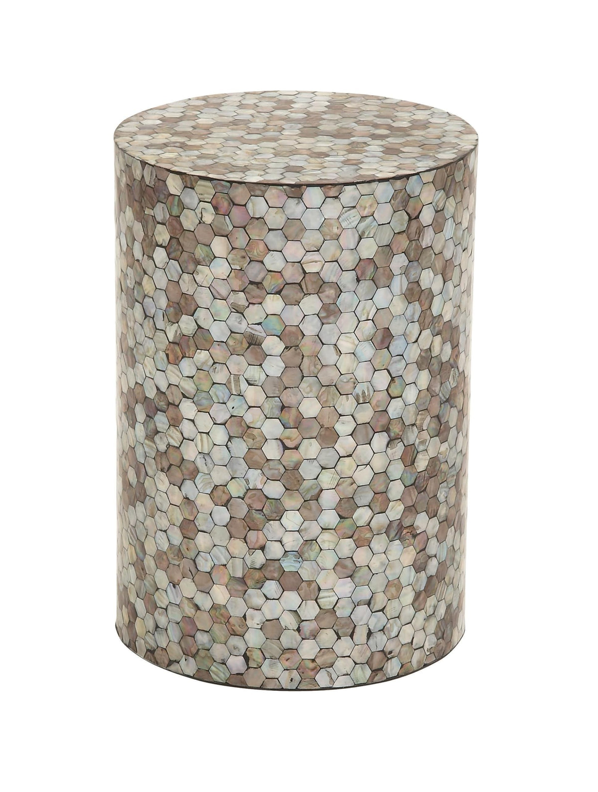 14" x 14" x 20" Multi Colored Mosaic Side Table H842