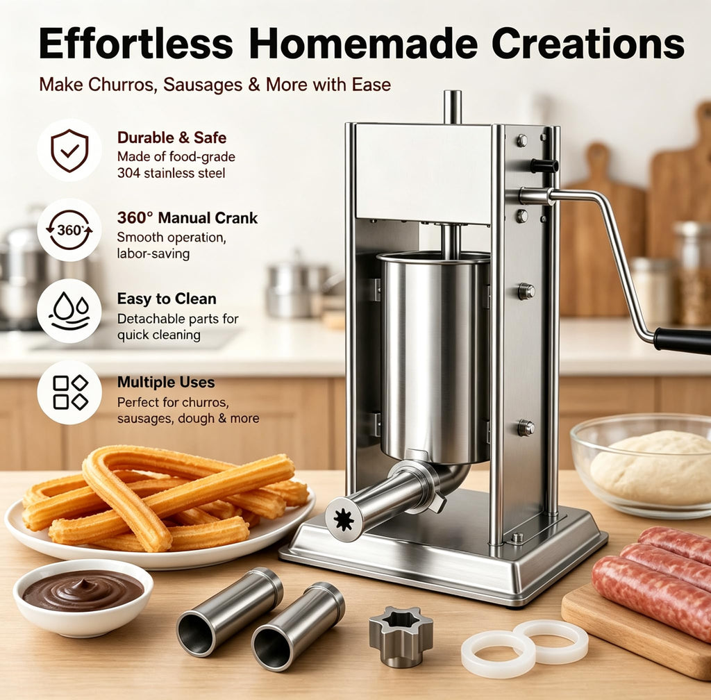 3-in-1 Manual Sausage Stuffer 15LB P92246