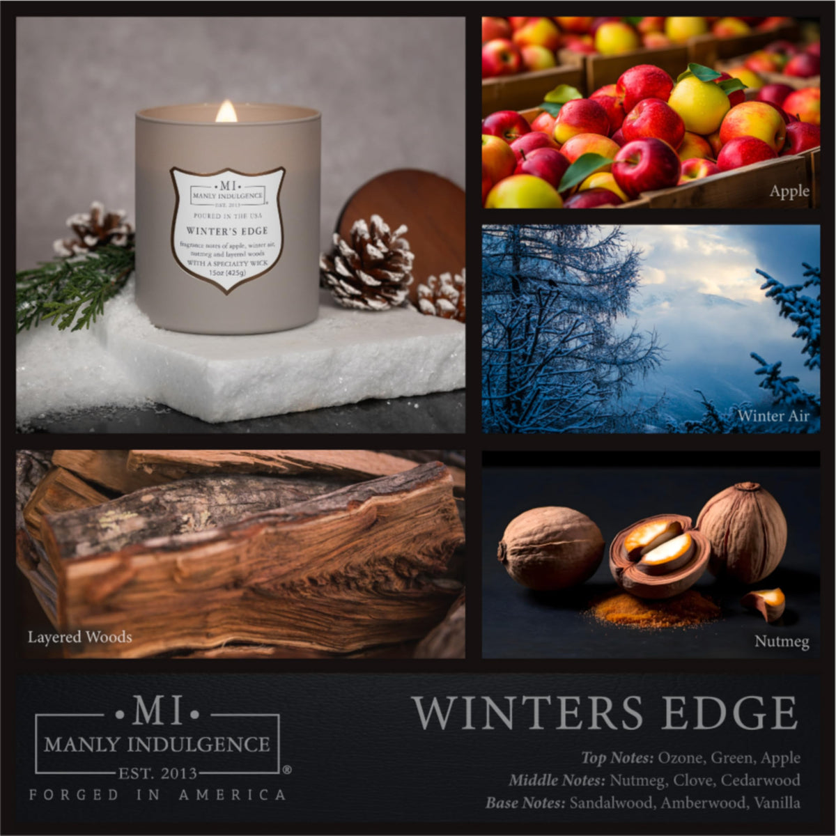 15 oz Wooden Wick Soy Blend Scented Candle O5003