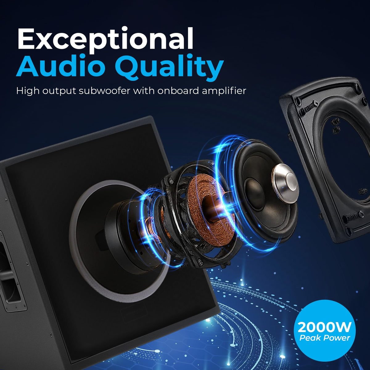 18-Inch Powered Active Subwoofer 2000W K205