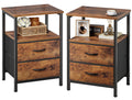 Night Stand Set of 2 with 2 Drawers L3709