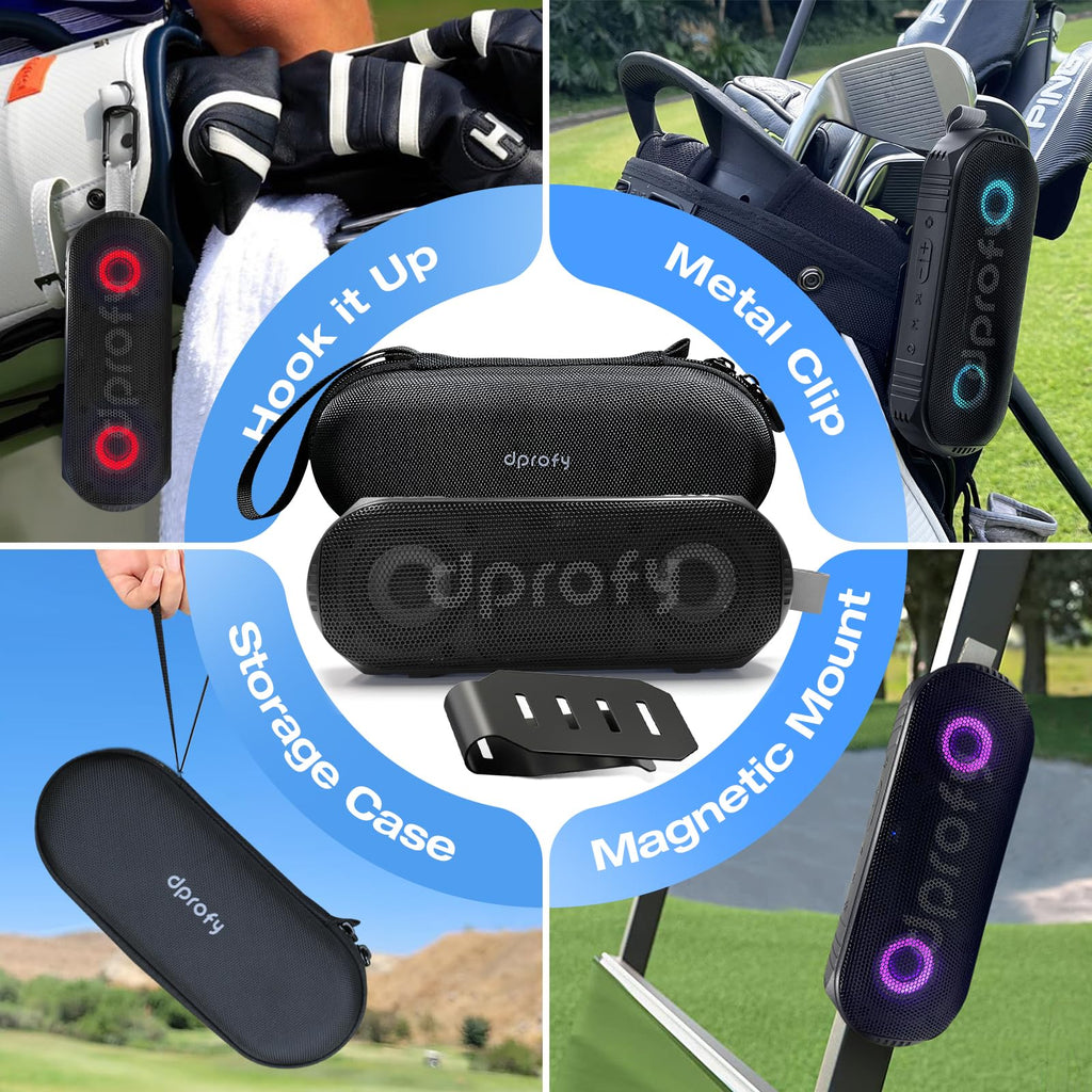 Magnetic Bluetooth Golf Speaker with Light Z38916