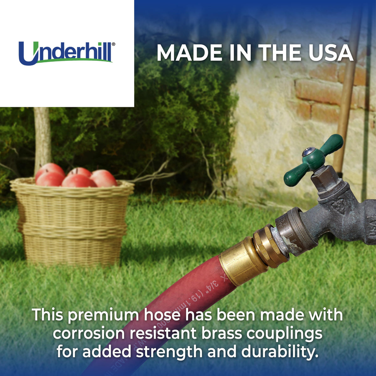 100 ft Rubber Flexible Anti-Kink Garden Water Hose F621