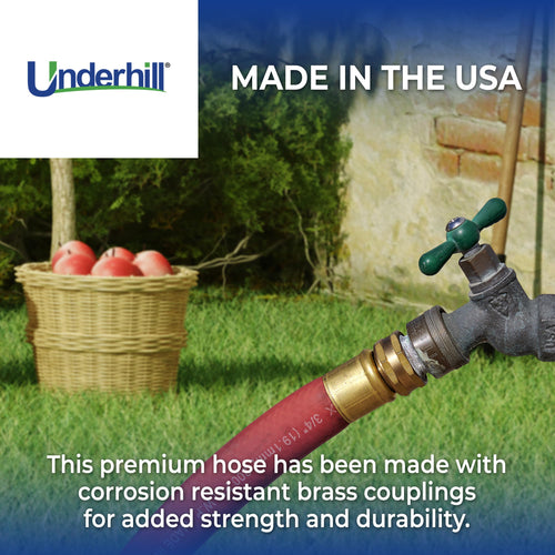 100 ft Rubber Flexible Anti-Kink Garden Water Hose F621