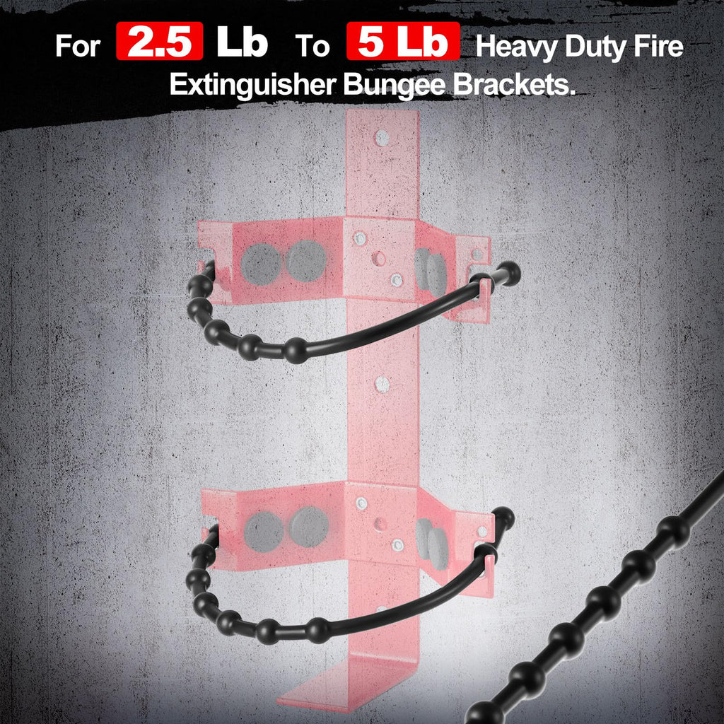 4 Pcs 2.5 Lbs and 5 Lbs Fire Extinguisher Replacement Straps G3455