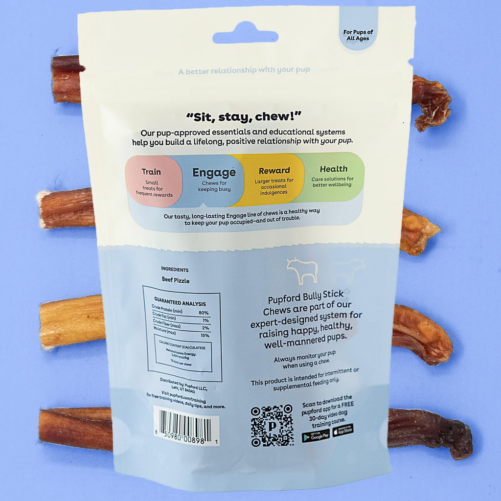 Bully Sticks for Dogs & Puppies, 6", 10 Count G149