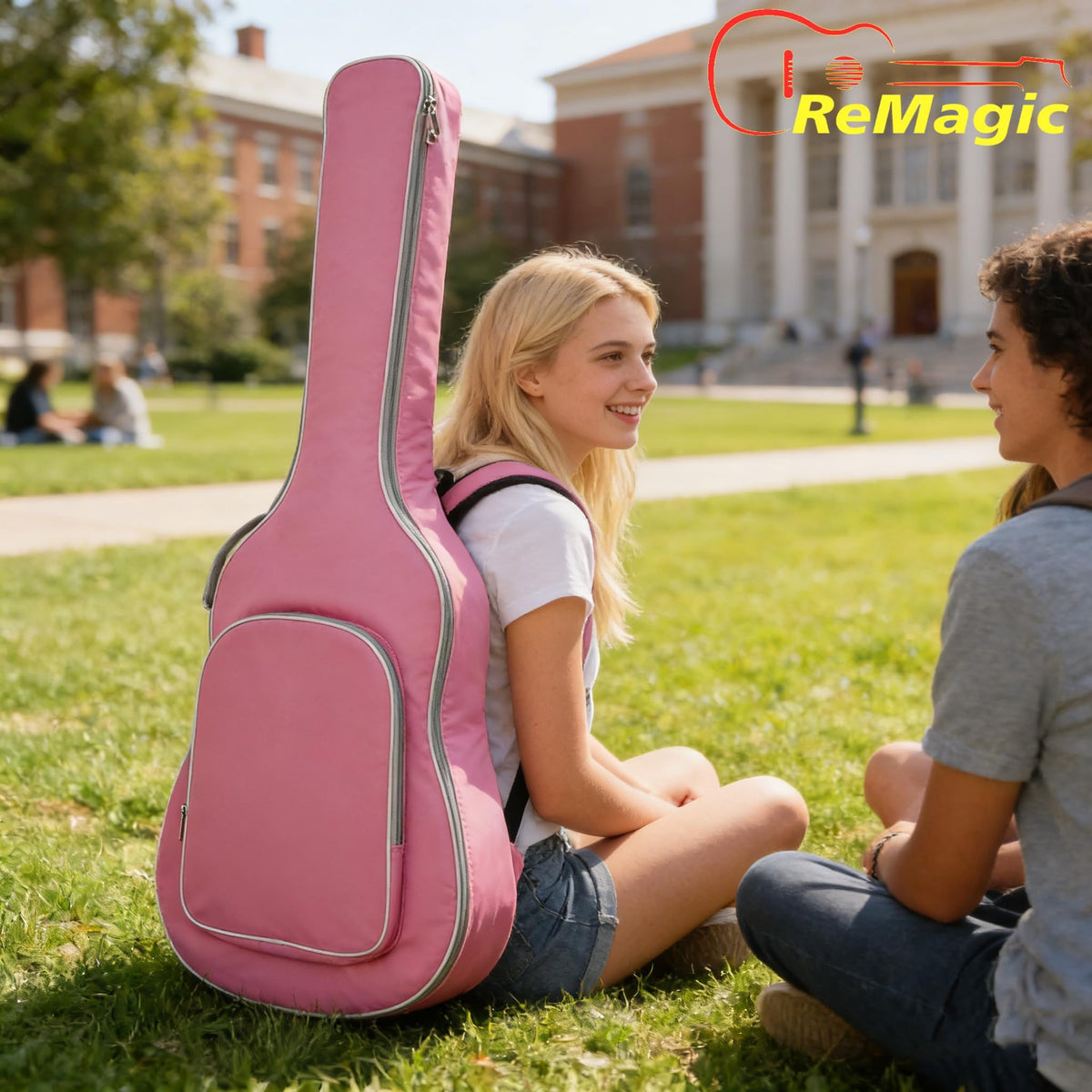 40/41 Inch Waterproof Oxford Padded Acoustic Guitar Bag V5122