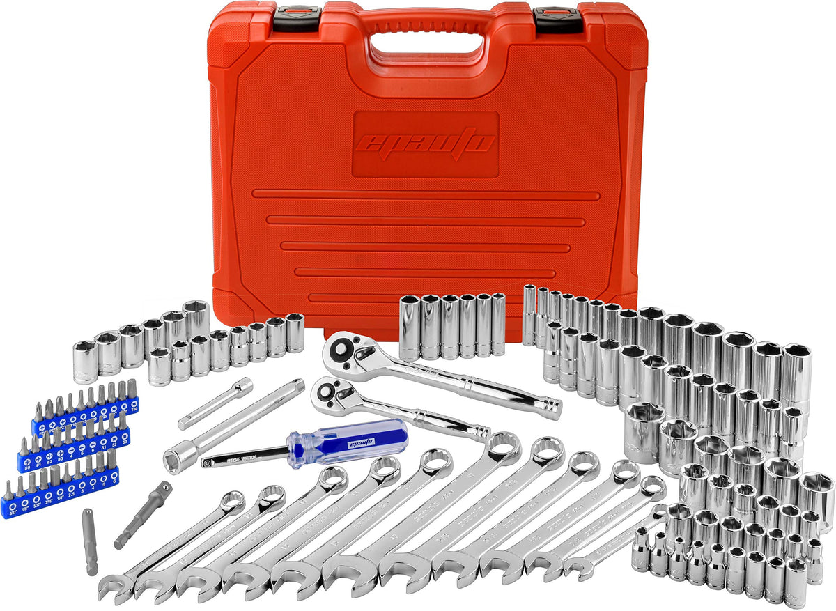 122 Pcs Mechanics Tool Set SAE/Metric T95450