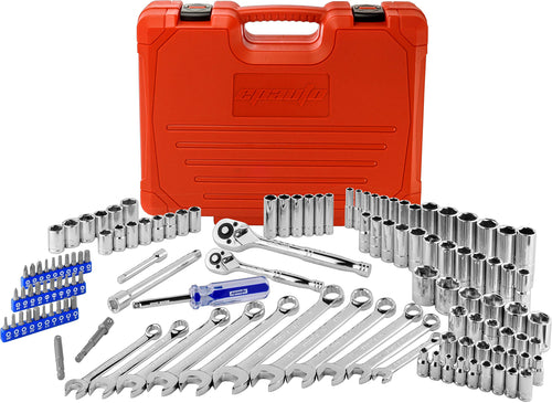 122 Pcs Mechanics Tool Set SAE/Metric T95450