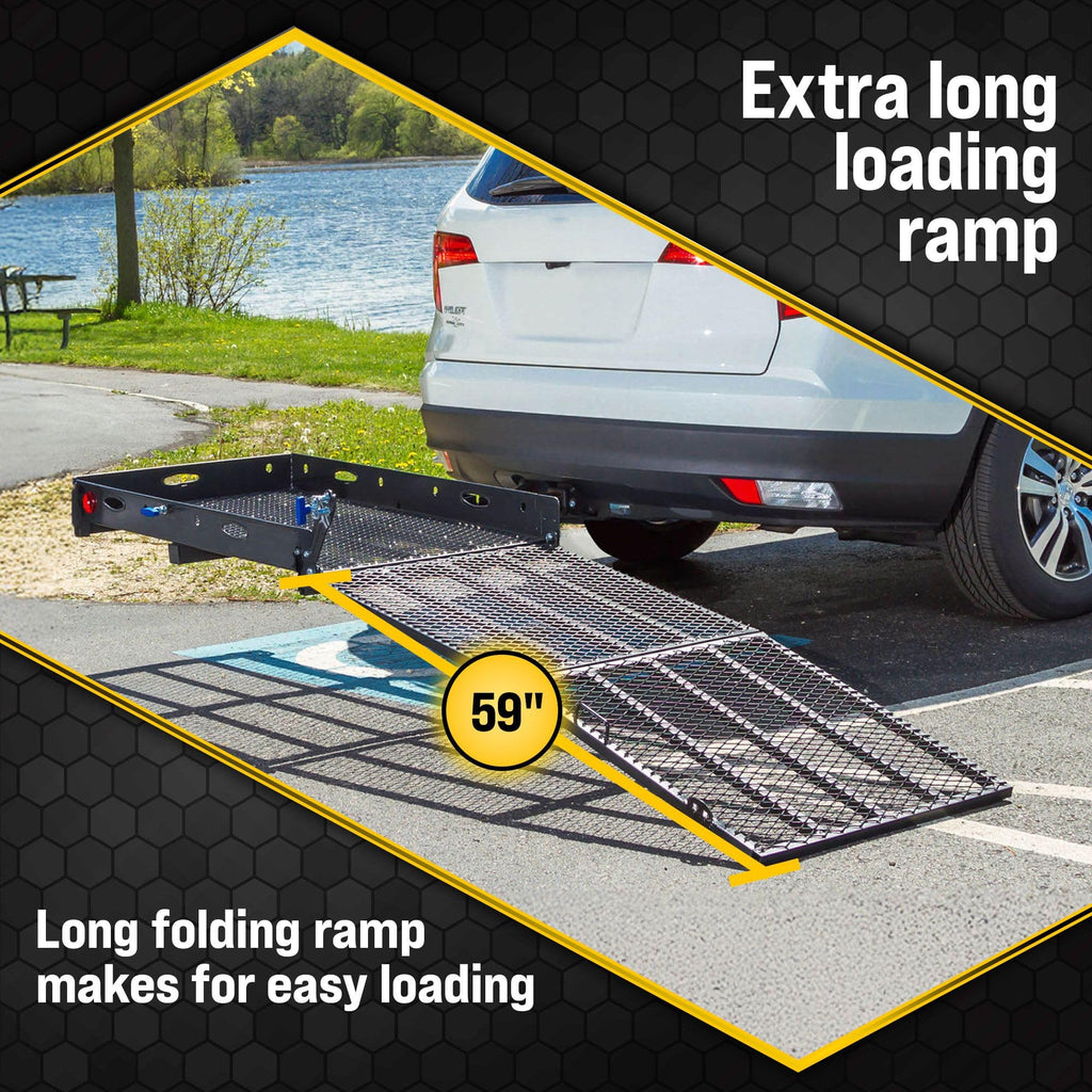 500 lb Wheelchair Scooter Carrier with Ramp L6992