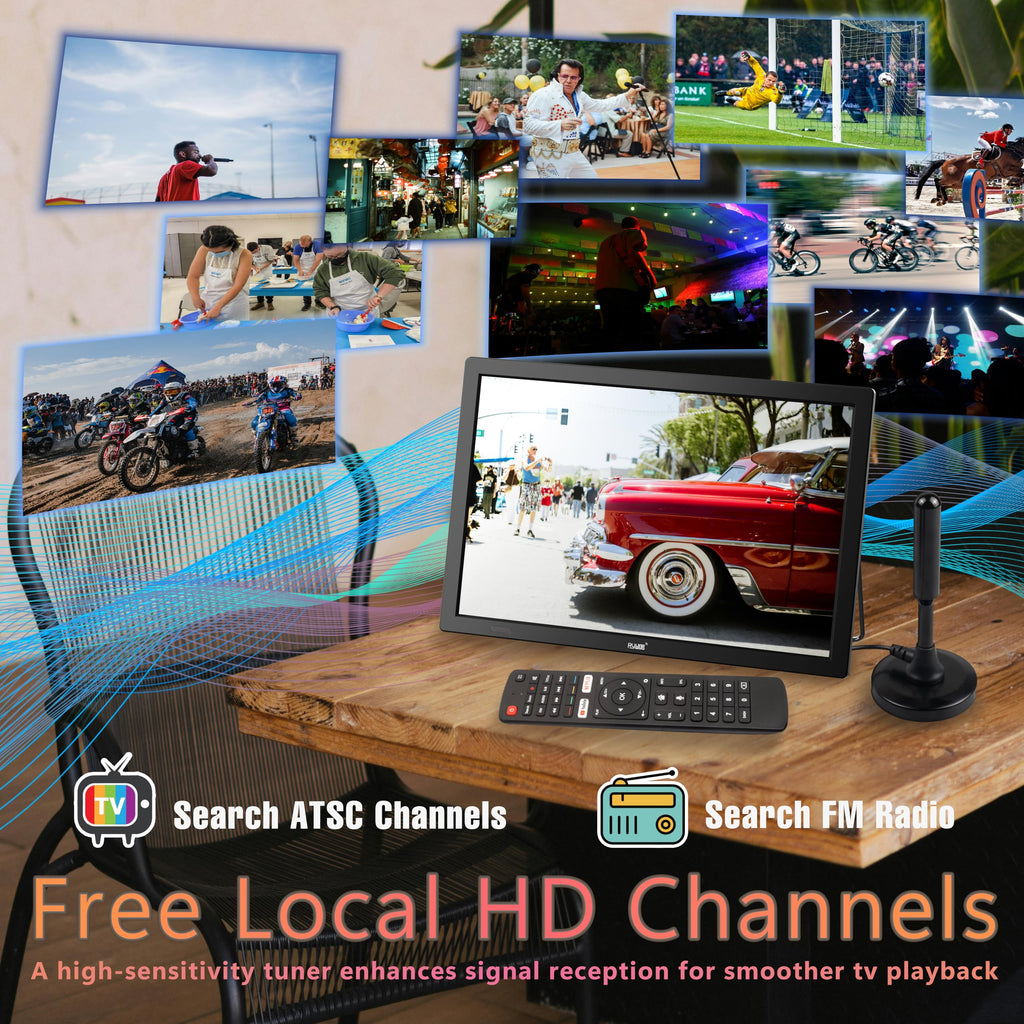 15.6" Rechargeable Battery TV W274609