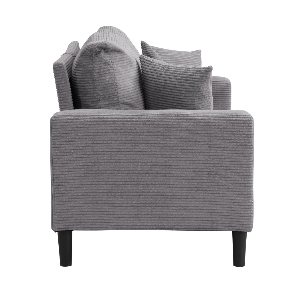 Light Gray Upholstered Sofa Z1877